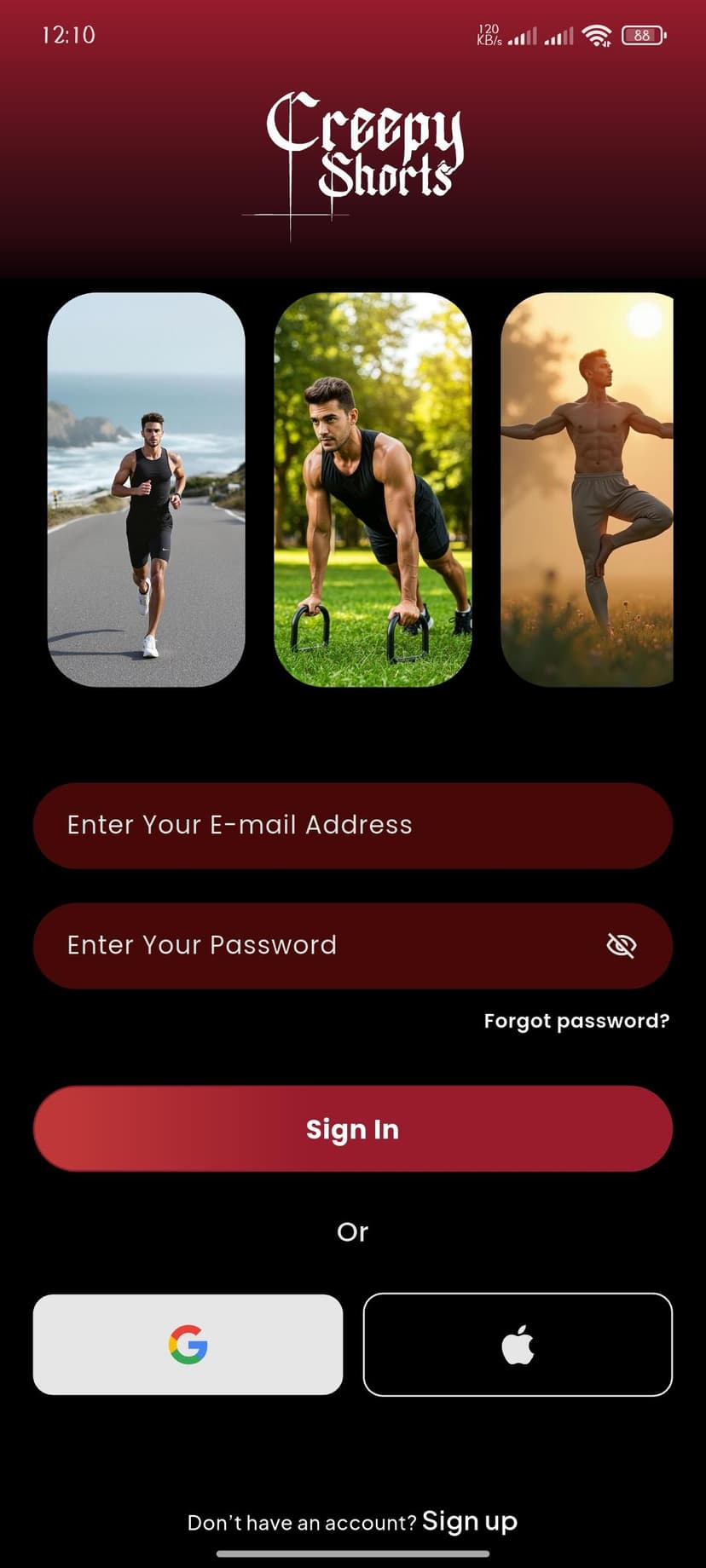 Step 1: Open the App & Sign In