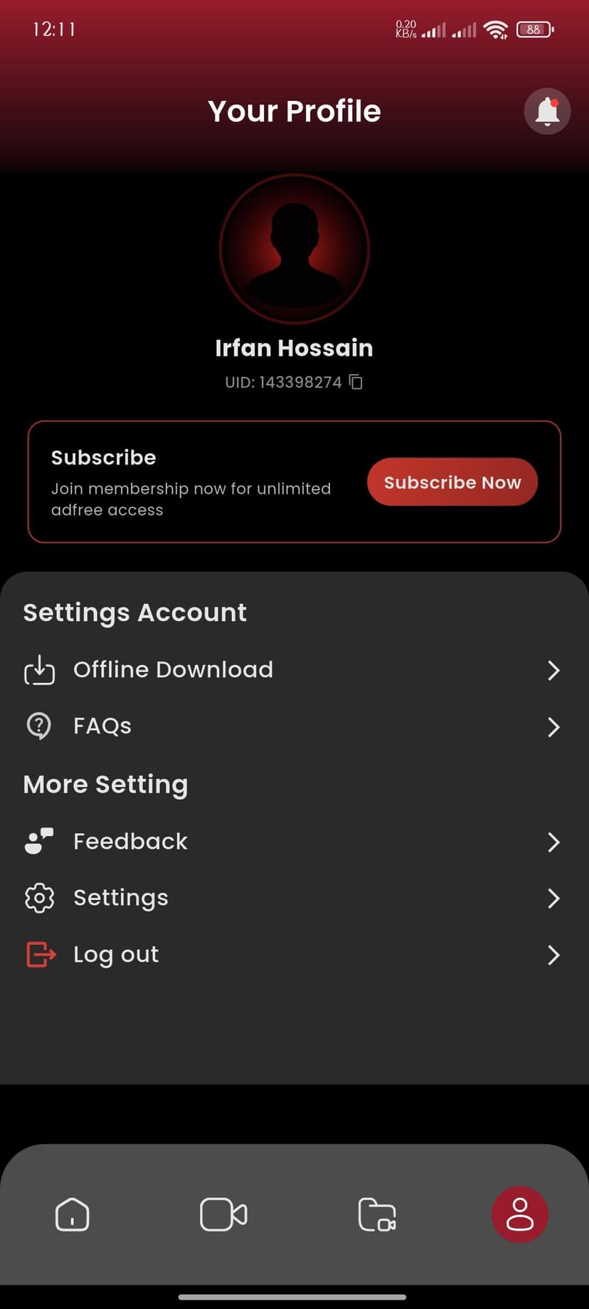 Step 3: Go to Your Profile